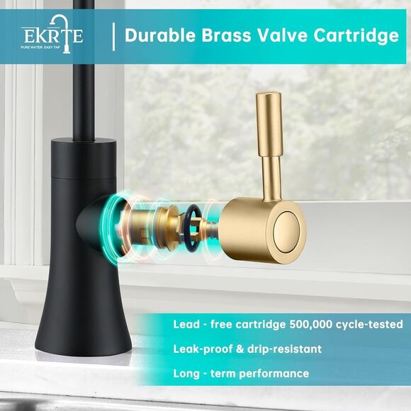 Drinking Water Faucet for Kitchen Sink, Filtered Water Reverse Osmosis RO Faucet - Picture 6 of 15